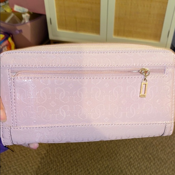 Guess Pink Rhinestone Embellished Wallet - Picture 3 of 4